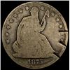 Image 1 : 1875-CC Seated Liberty Half Dollar NICELY CIRCULATED