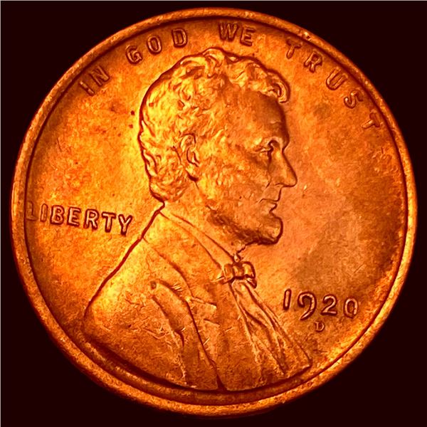 1920-D Lincoln Wheat Cent CHOICE BU