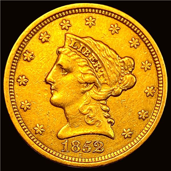 1852 Gold $2.50 Liberty Head Quarter Eagle CLOSELY UNCIRCULATED