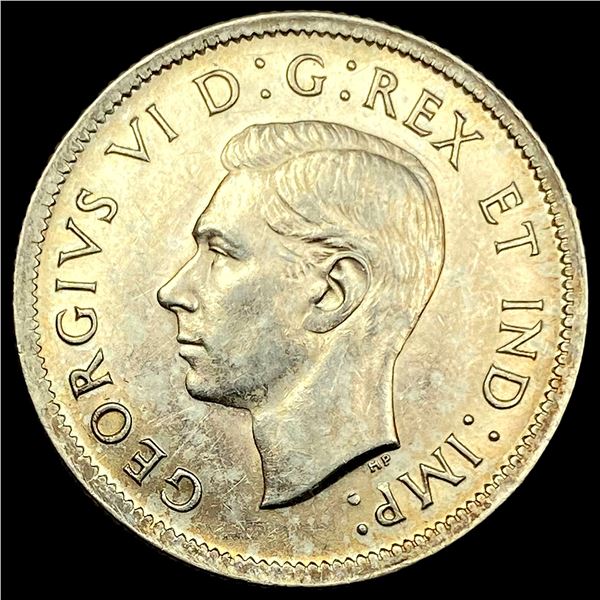 1939 Canada Silver 25 Cents UNCIRCULATED