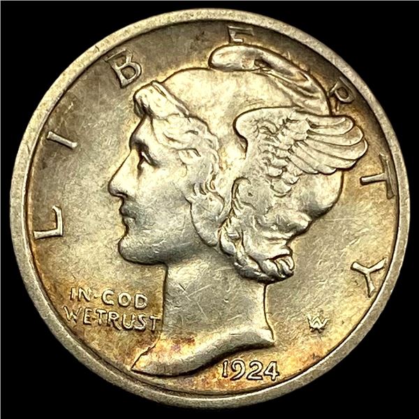 1924-D Silver Mercury Dime CLOSELY UNCIRCULATED