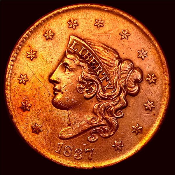 1837 Coronet Head Large Cent HIGH GRADE