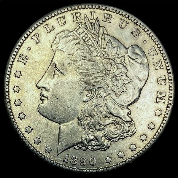 1890-S Silver Morgan Dollar CHOICE AU