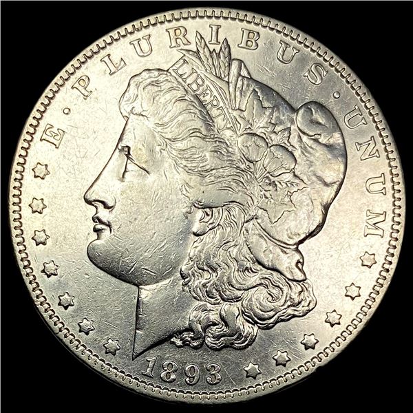 1893 Silver Morgan Dollar NEAR UNC
