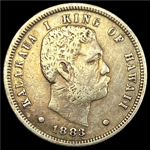 1883 Hawaii Silver Dime Kalakaua I HIGH GRADE