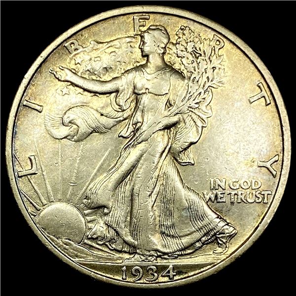 1934-S Walking Liberty Half Dollar CLOSELY UNCIRCULATED