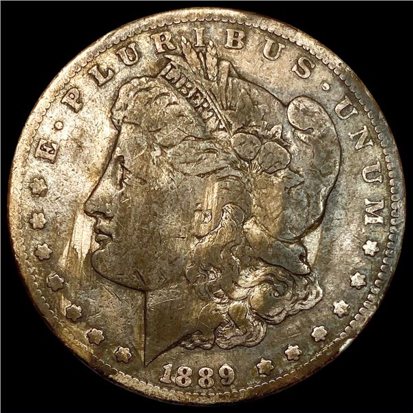 1889-CC Silver Morgan Dollar LIGHTLY CIRCULATED