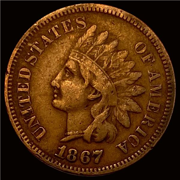 1867 Indian Head Cent LIGHTLY CIRCULATED