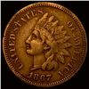 Image 1 : 1867 Indian Head Cent LIGHTLY CIRCULATED