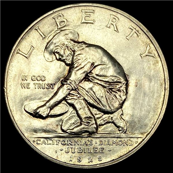 1925-S Silver California Jubilee Half Dollar UNCIRCULATED