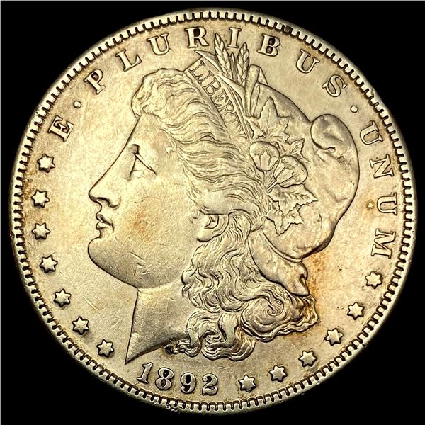 1892-S Silver Morgan Dollar CLOSELY UNCIRCULATED