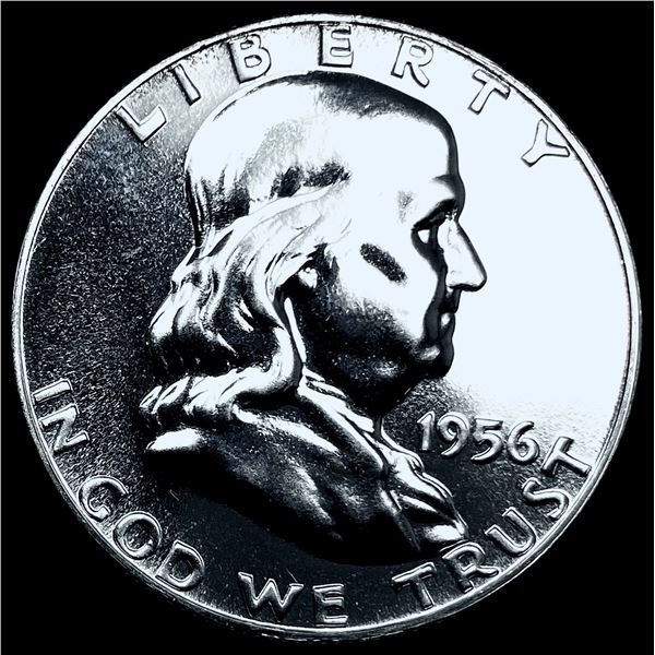 1956 Franklin Silver Half Dollar GEM PROOF