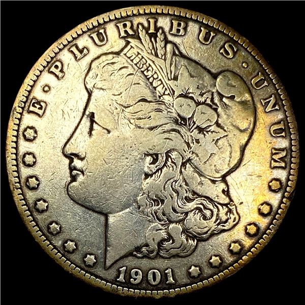 1901-S Silver Morgan Dollar LIGHTLY CIRCULATED