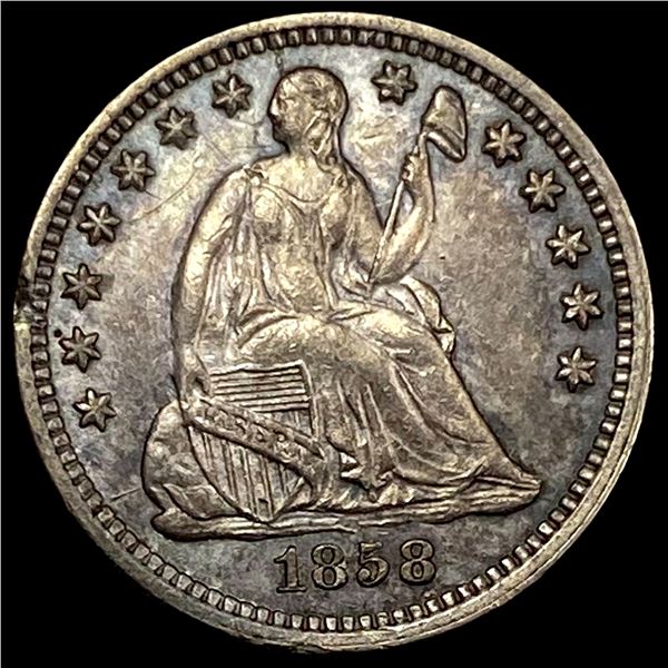 1858-O Seated Liberty Half Dime UNCIRCULATED