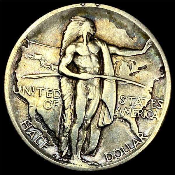 1926-S Silver Oregon Trail Half Dollar LIGHTLY CIRCULATED