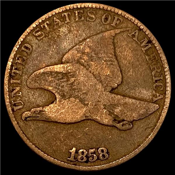 1858 Flying Eagle Cent NICELY CIRCULATED