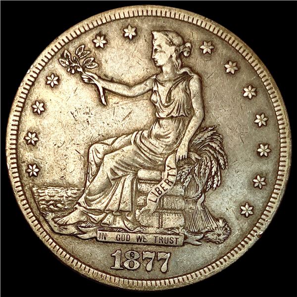 1877-S Silver Trade Dollar NEARLY UNCIRCULATED