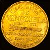 Image 2 : 1957 Venezuela .1929oz Gold Caciques Yoraco CLOSELY UNC