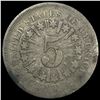 Image 2 : 1866 Shield Nickel NICELY CIRCULATED