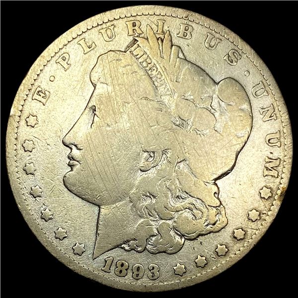 1893 Morgan Silver Dollar NICELY CIRCULATED