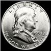 Image 1 : 1951-D Silver Half Dollar Franklin UNC FBL