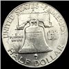 Image 2 : 1951-D Silver Half Dollar Franklin UNC FBL