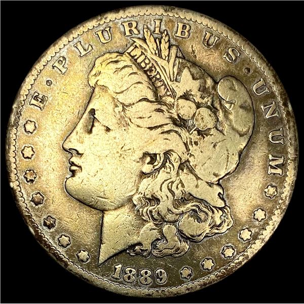 1889-CC Morgan Silver Dollar LIGHTLY CIRCULATED