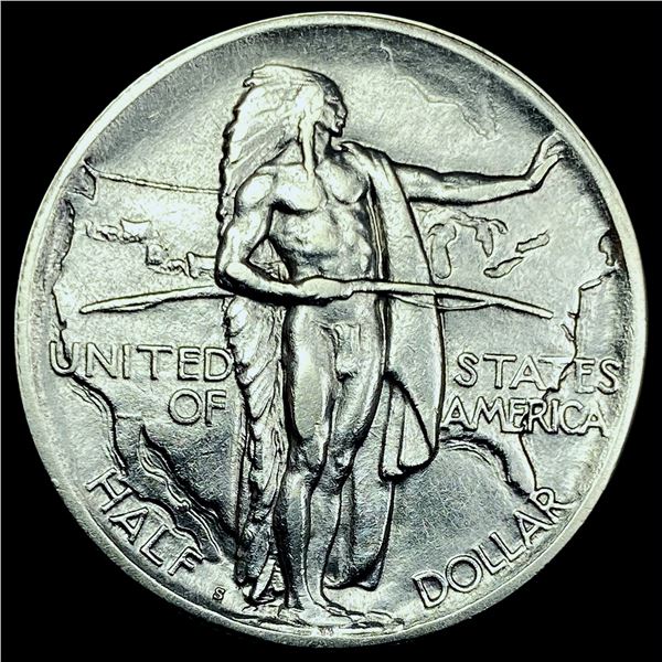 1926-S Silver Oregon Trail Half Dollar GEM BU