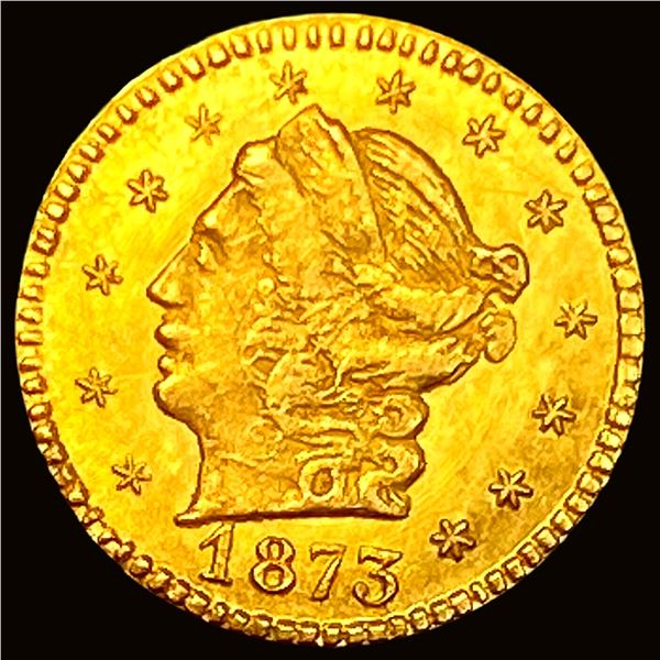 1873 Gold 1/4 Dollar California Fractional HIGH GRADE