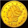 Image 1 : 1873 Gold 1/4 Dollar California Fractional HIGH GRADE