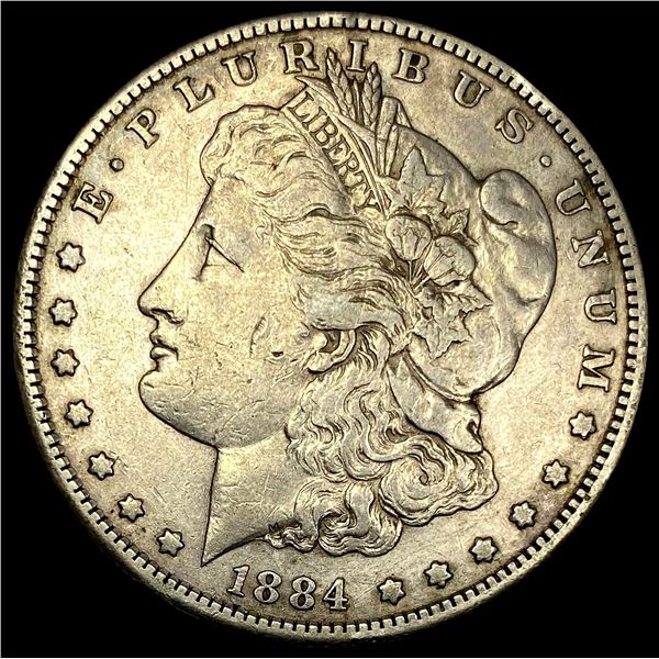 1884-S Silver Morgan Dollar CLOSELY UNCIRCULATED