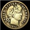 Image 1 : 1912-D Silver Barber Dime LIGHTLY CIRCULATED