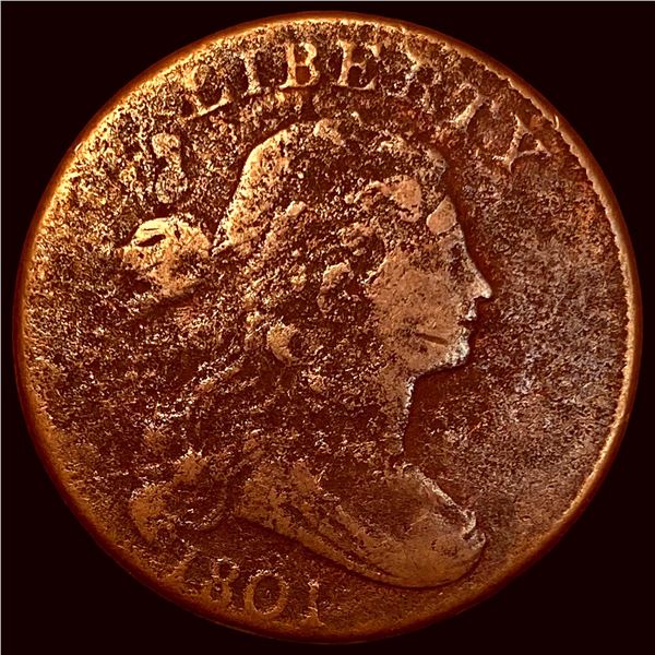 1801 Draped Bust Large Cent HIGH GRADE
