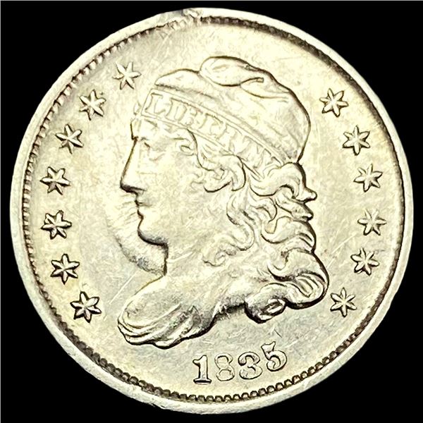 1835 Capped Bust Half Dime CLOSELY UNCIRCULATED