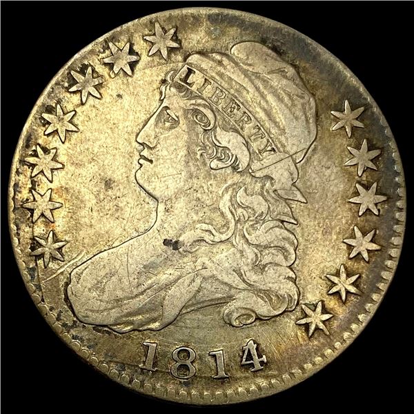 1814/3 Capped Bust Half Dollar NEAR UNC