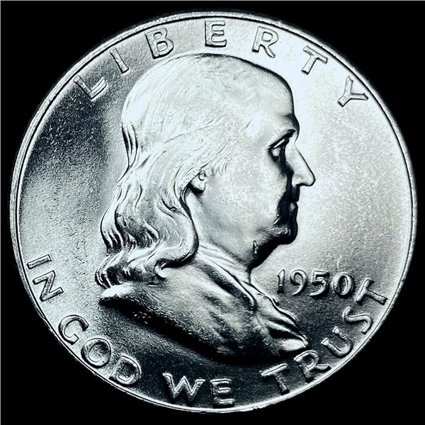 1950 Half Dollar Franklin CHOICE BU FBL
