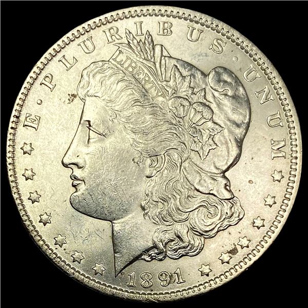 1891 Silver Morgan Dollar UNCIRCULATED