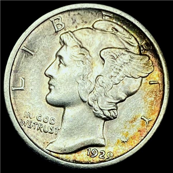1929-D Silver Mercury Dime CHOICE AU