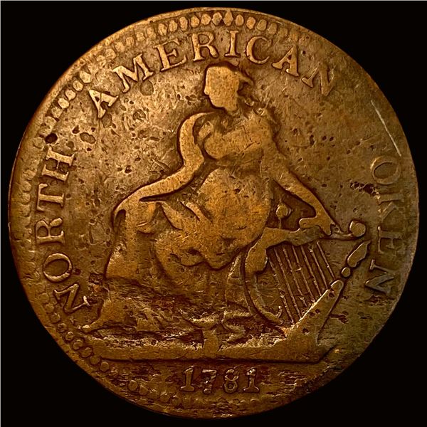 1781 North American Colonial Copper NICELY CIRCULATED
