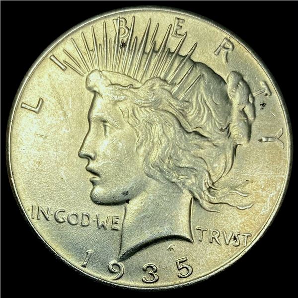 1935 Silver Peace Dollar CHOICE AU