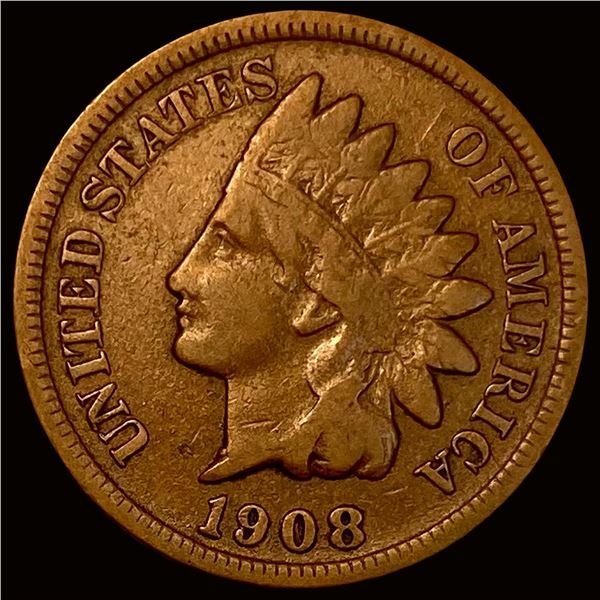 1908-S Indian Head Cent LIGHTLY CIRCULATED