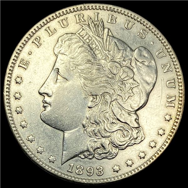 1893 Morgan Silver Dollar CLOSELY UNCIRCULATED