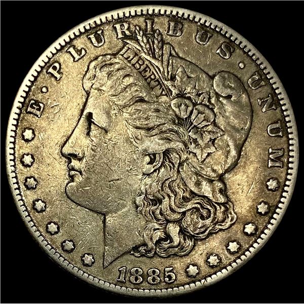 1885-S Silver Morgan Dollar LIGHTLY CIRCULATED