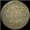 Image 2 : 1857 Seated Liberty Half Dime NICELY CIRCULATED