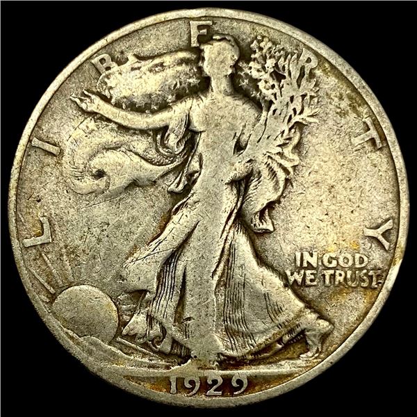 1929-S Walking Liberty Half Dollar NICELY CIRCULATED