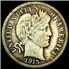 Image 1 : 1915 Silver Barber Dime LIGHTLY CIRCULATED