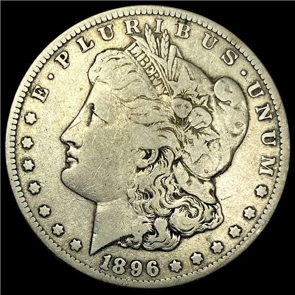 1896-S Silver Morgan Dollar LIGHTLY CIRCULATED