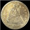 Image 1 : 1877 Seated Liberty Quarter LOVE TOKEN