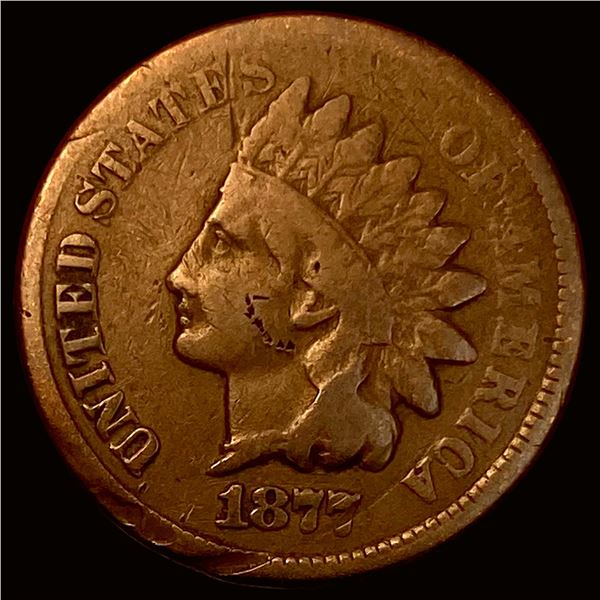 1877 Indian Head Cent NICELY CIRCULATED