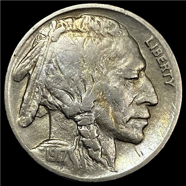 1917-D Buffalo Nickel LIGHTLY CIRCULATED